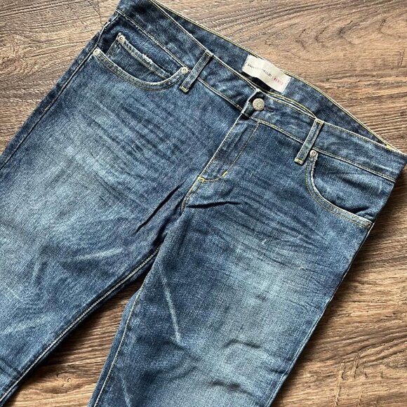 Paper Denim & Cloth Men's Disressed Jeans 41832 Serial Tag SIze 31 Blue Fusion - Picture 1 of 3